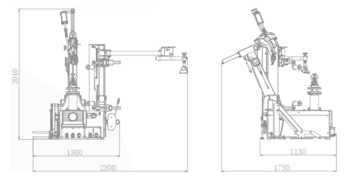 Máy Ra Vào Vỏ Lốp Xe HESHBON HT-460S