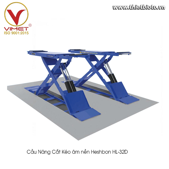 CẦU NÂNG CẮT KÉO KIỂU XẾP ÂM NỀN HESHBON HL-32D / IN GROUND