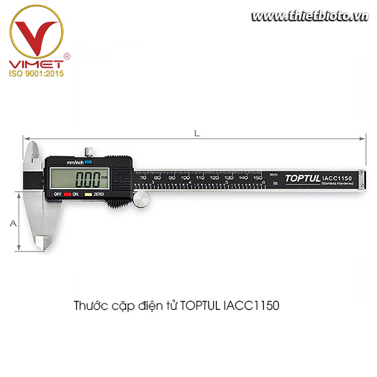 Thước cặp điện tử TOPTUL IACC1150